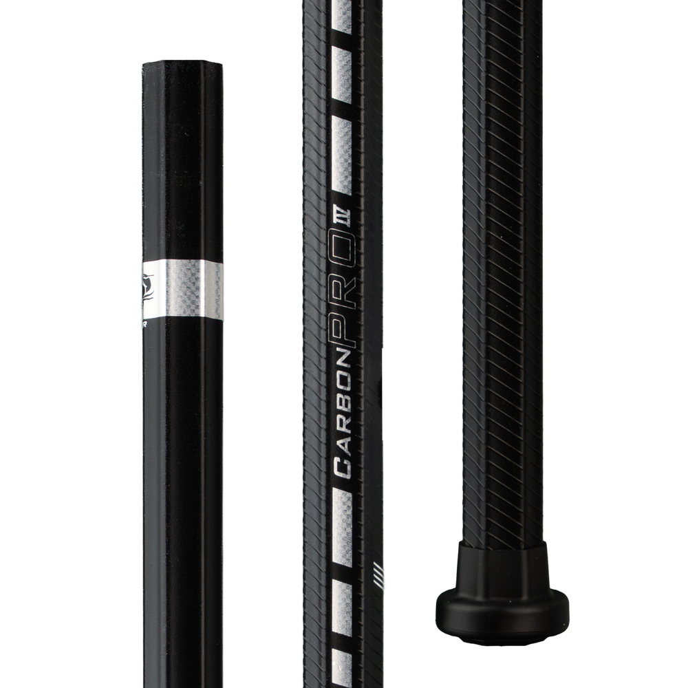 ECD Carbon Pro 4.0 Attack Power Lacrosse Shaft- Black