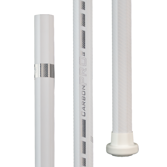 ECD Carbon Pro 4.0 Attack Power Lacrosse Shaft- White