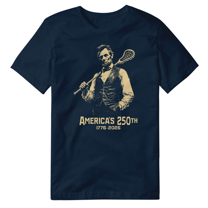 Navy Abe Lincoln Tee