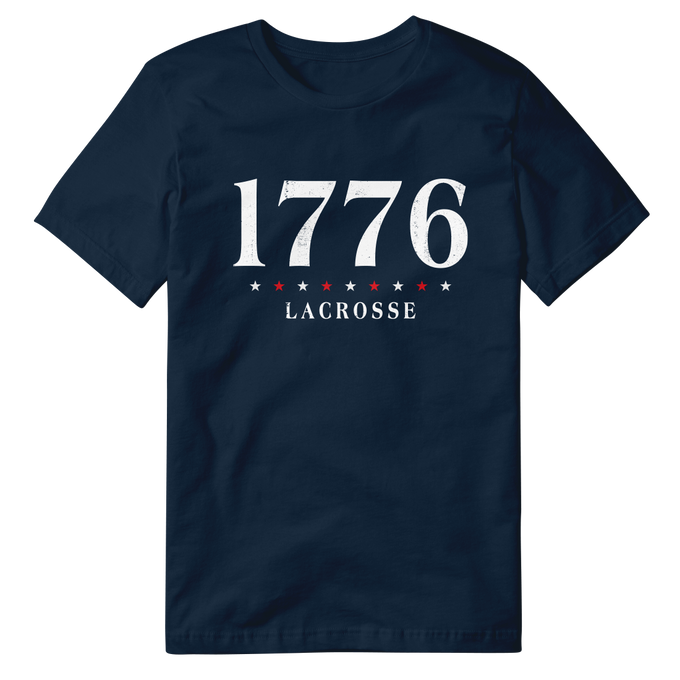 1776 Navy Lacrosse Tee 