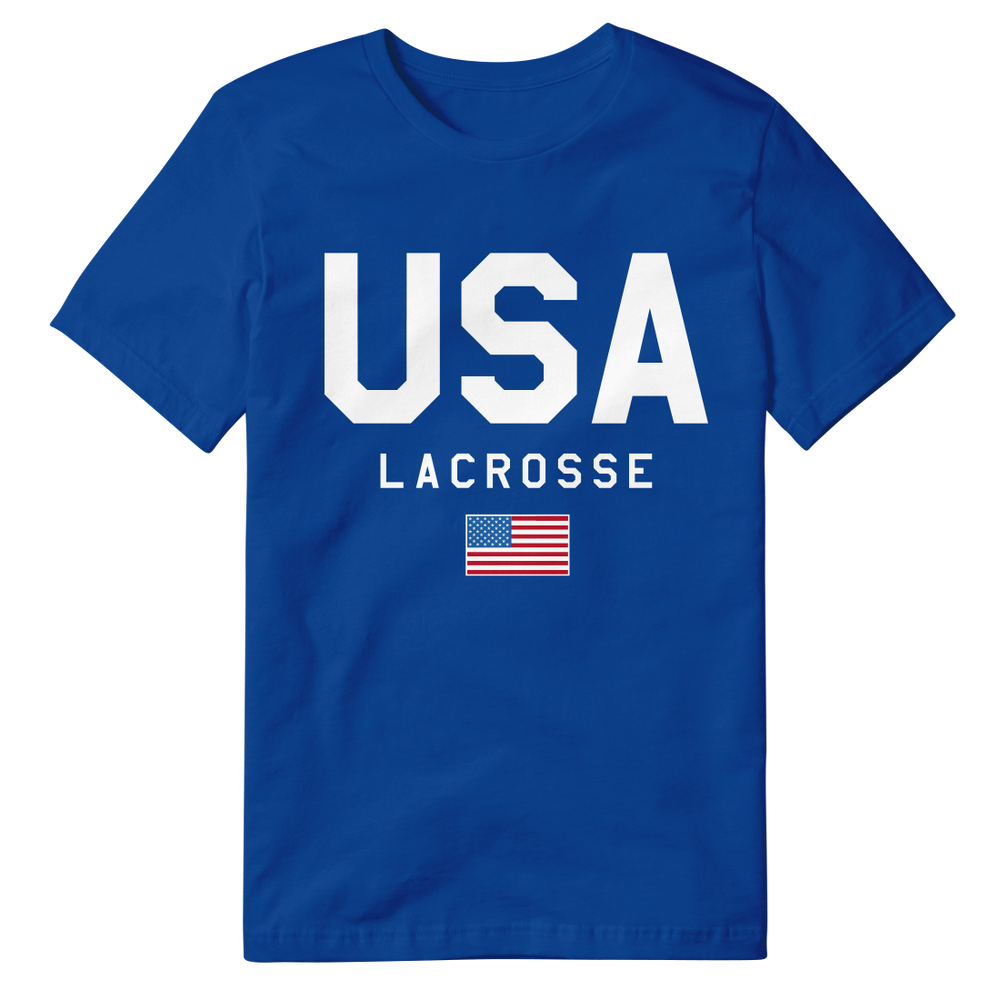 USA Royal Lacrosse Tee 