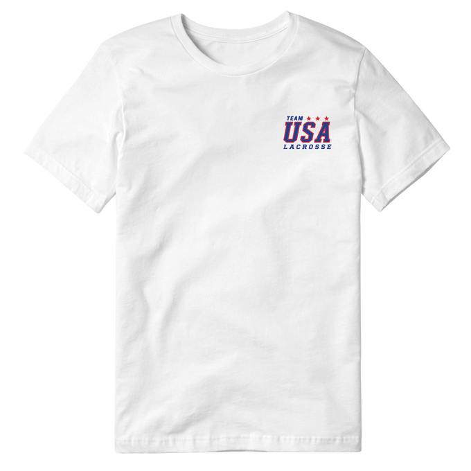 Team USA Adult Lacrosse Tee