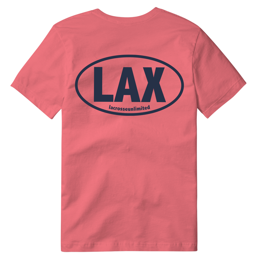 Bumper Sticker Lax Tee- Melon
