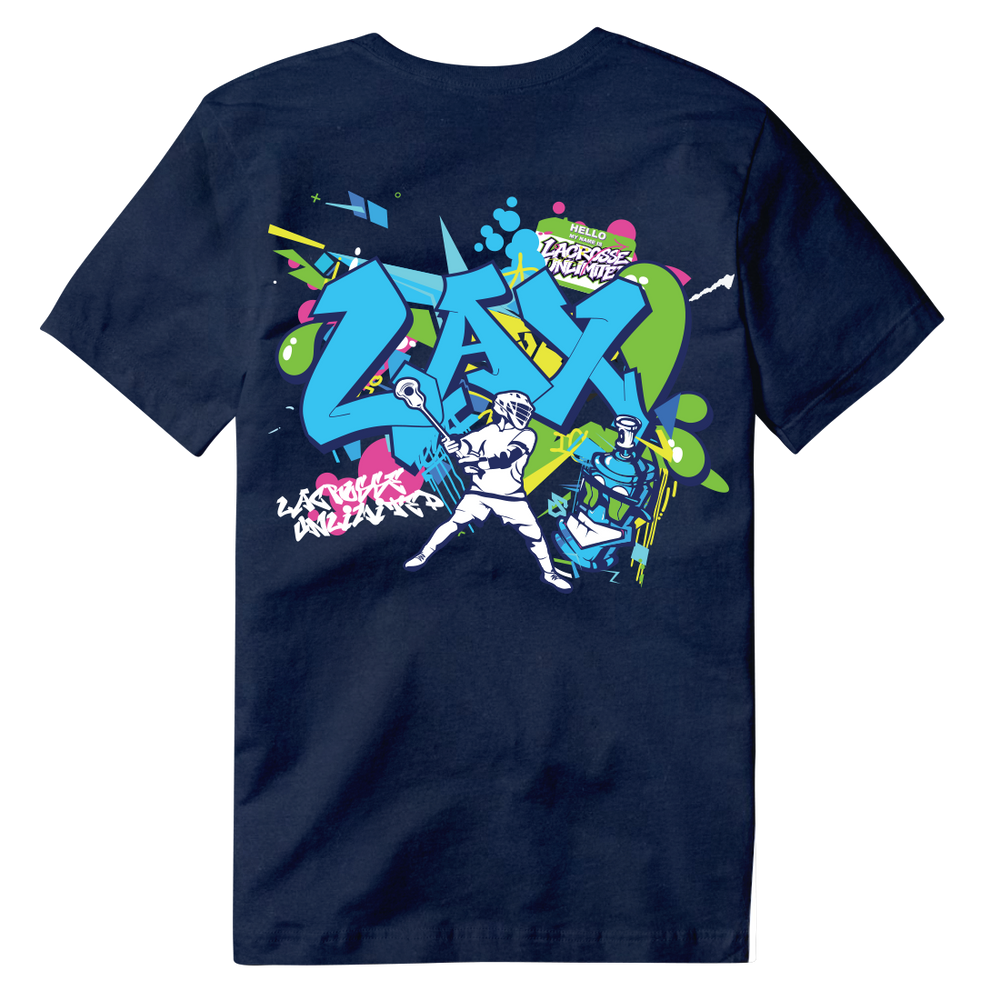 Street Spray Youth Lacrosse Tee
