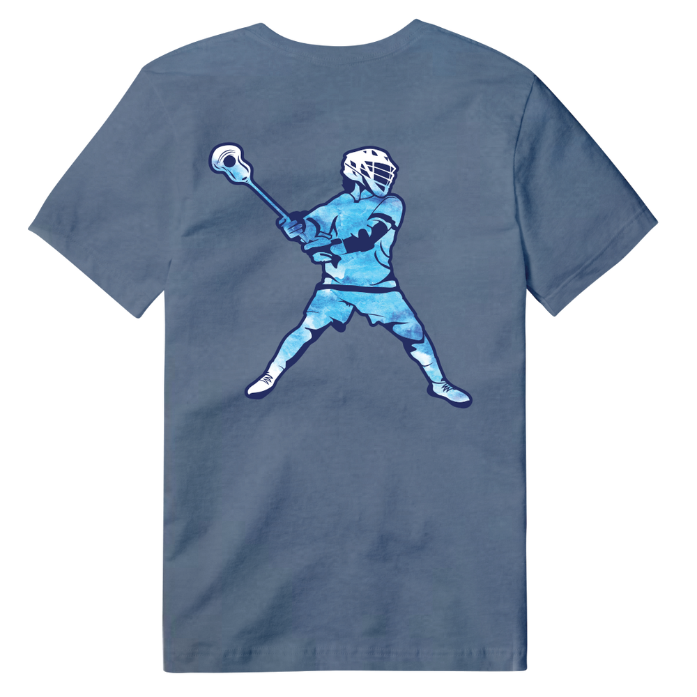 Blue Flow Youth Lacrosse Tee 