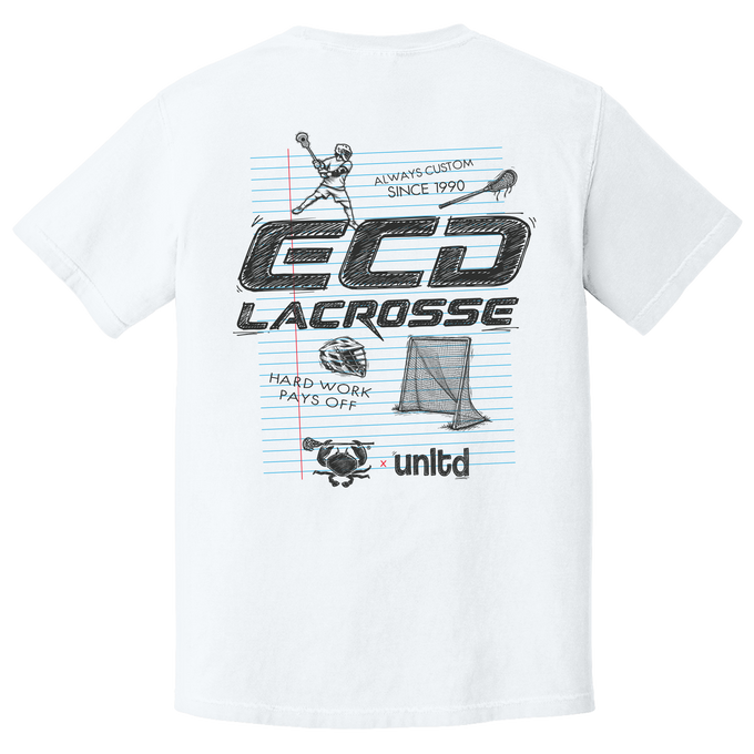 ECD X LU Crab Pencil Lacrosse Tee