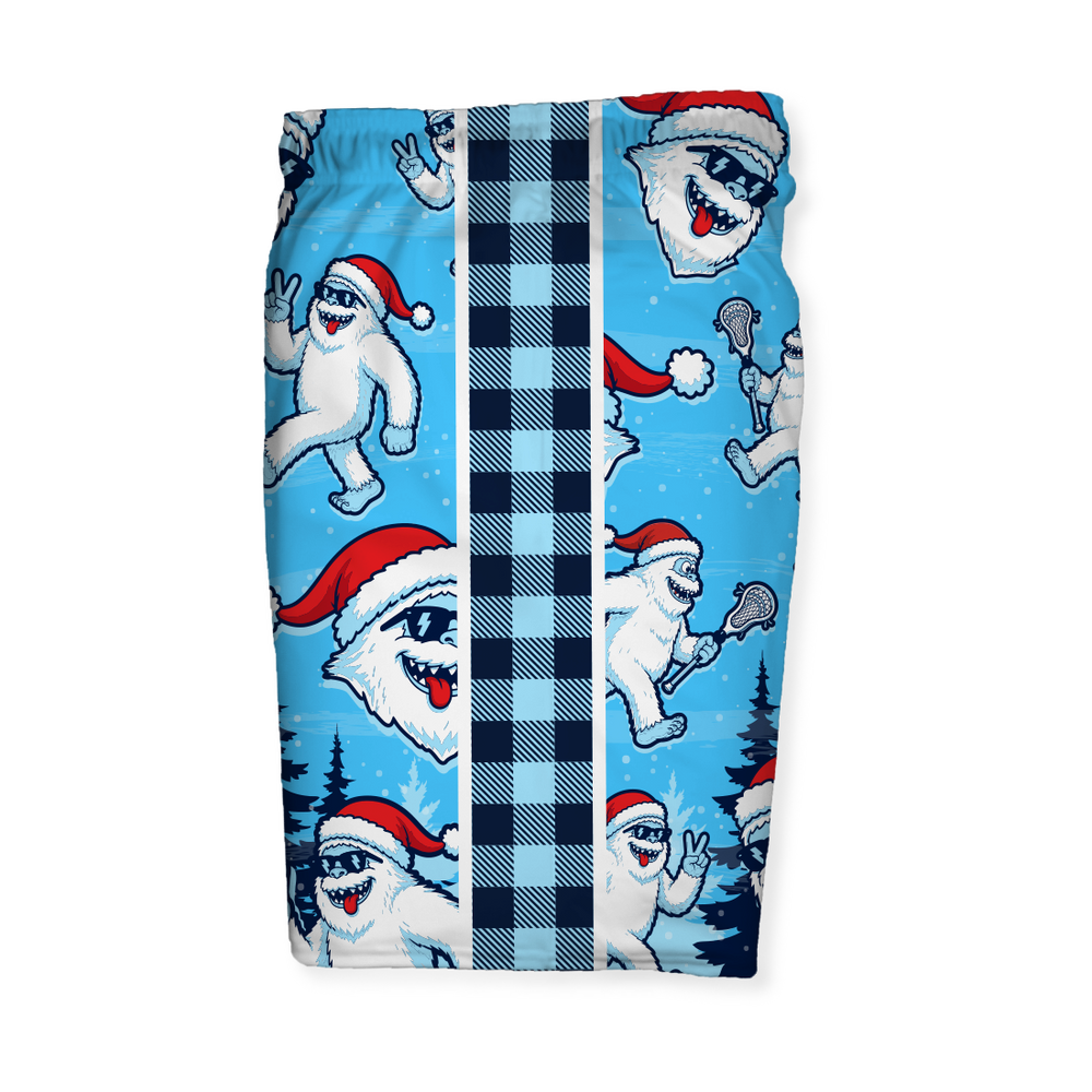 Yeti Santa Graphic Shorts