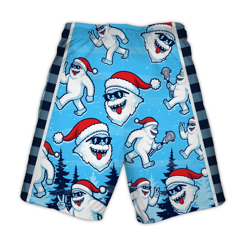 Yeti Santa Graphic Shorts