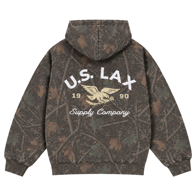 Old Glory Tree Camo Lacrosse Hoodie