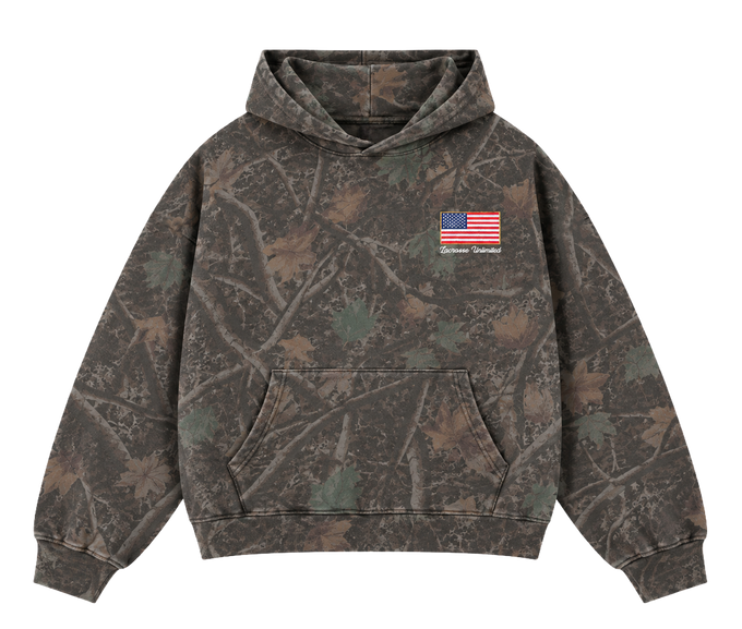 Old Glory Tree Camo Lacrosse Hoodie