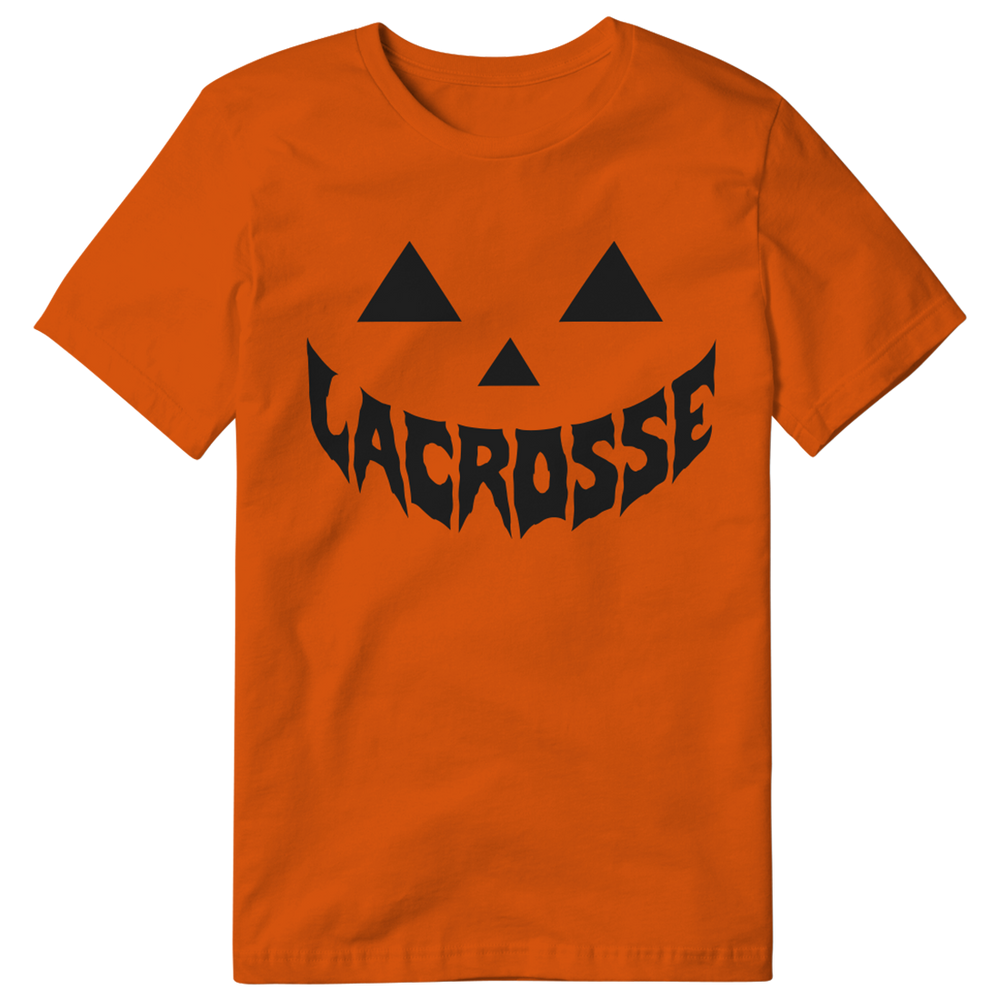 Halloween Lacrosse Tee- Orange