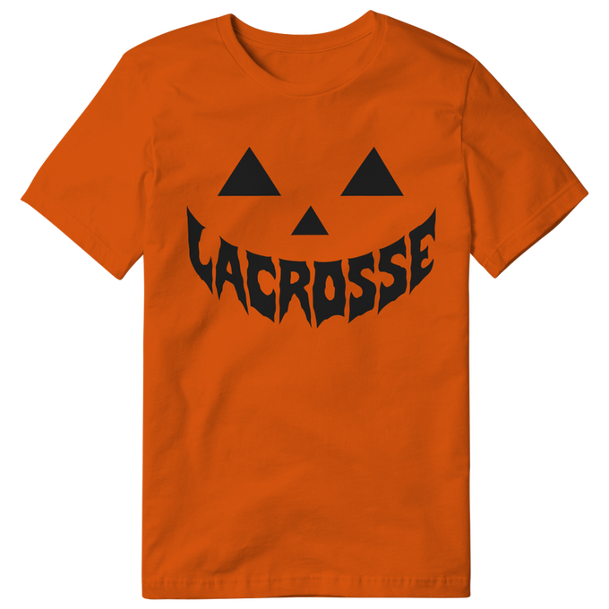 Halloween Lacrosse Tee- Orange