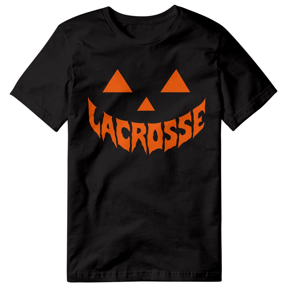 Halloween Lacrosse Tee- Black