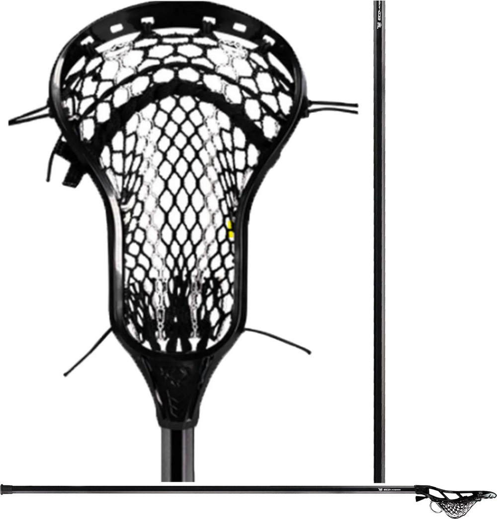 ECD Bravo 1 Defensive Complete Lacrosse Stick - Black