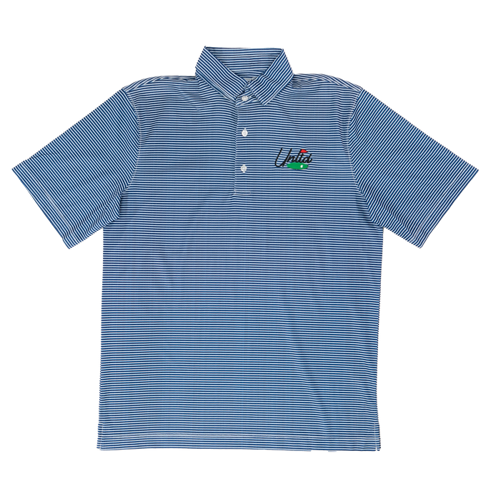 UNTLD Navy Stripe Adult Lacrosse Polo