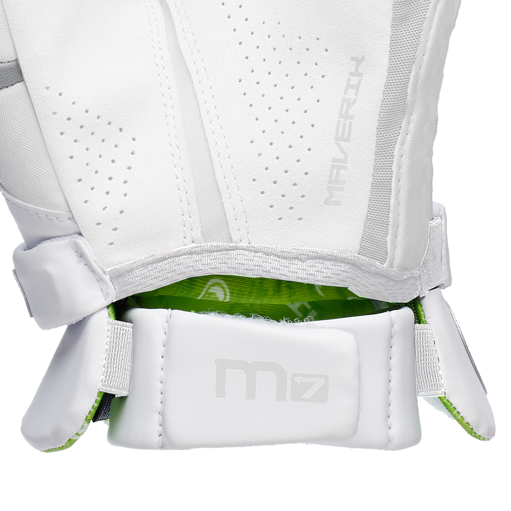 Maverik M7 Lacrosse Goalie Gloves- White