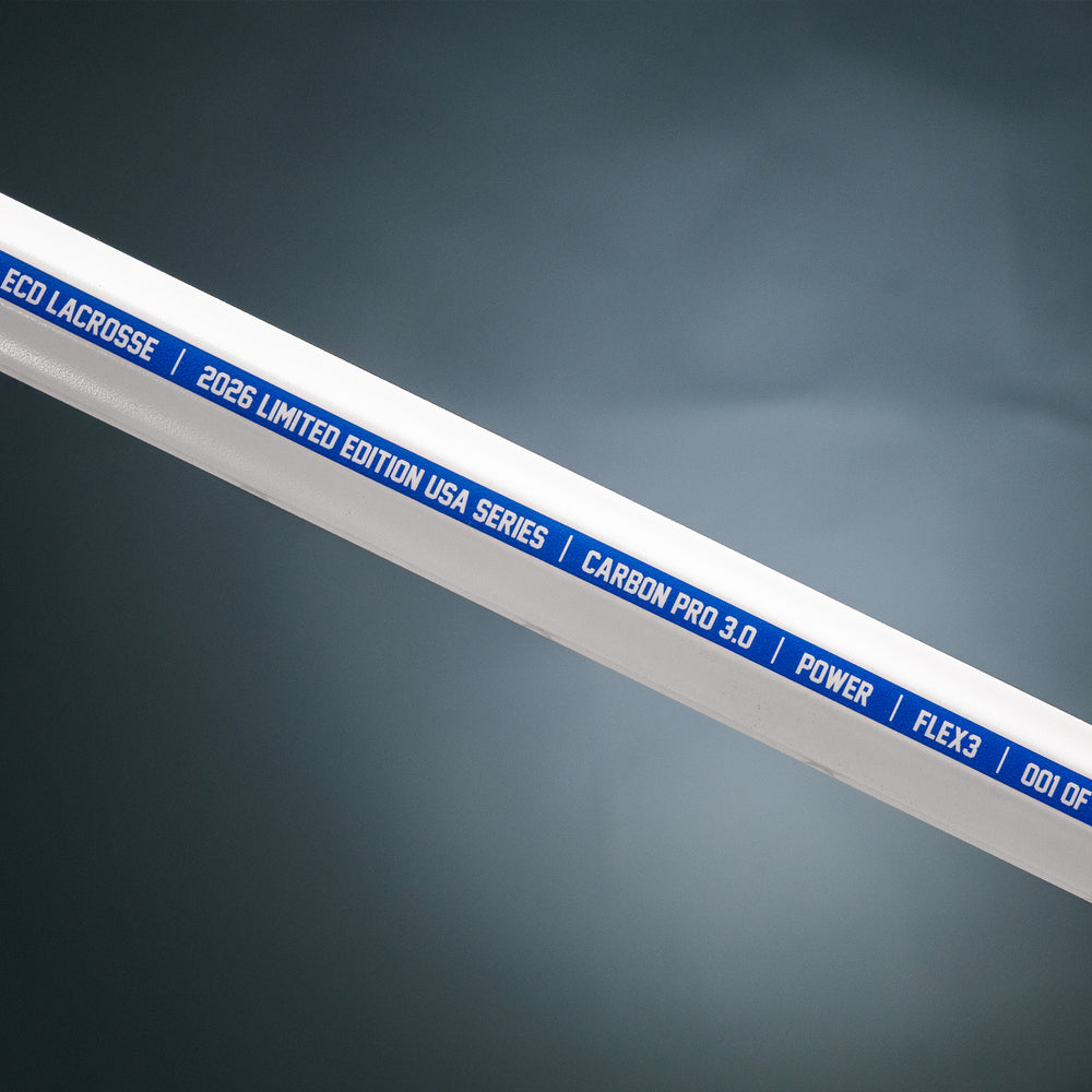 ECD Carbon Pro 3.0 USA White Defense Lacrosse Shaft