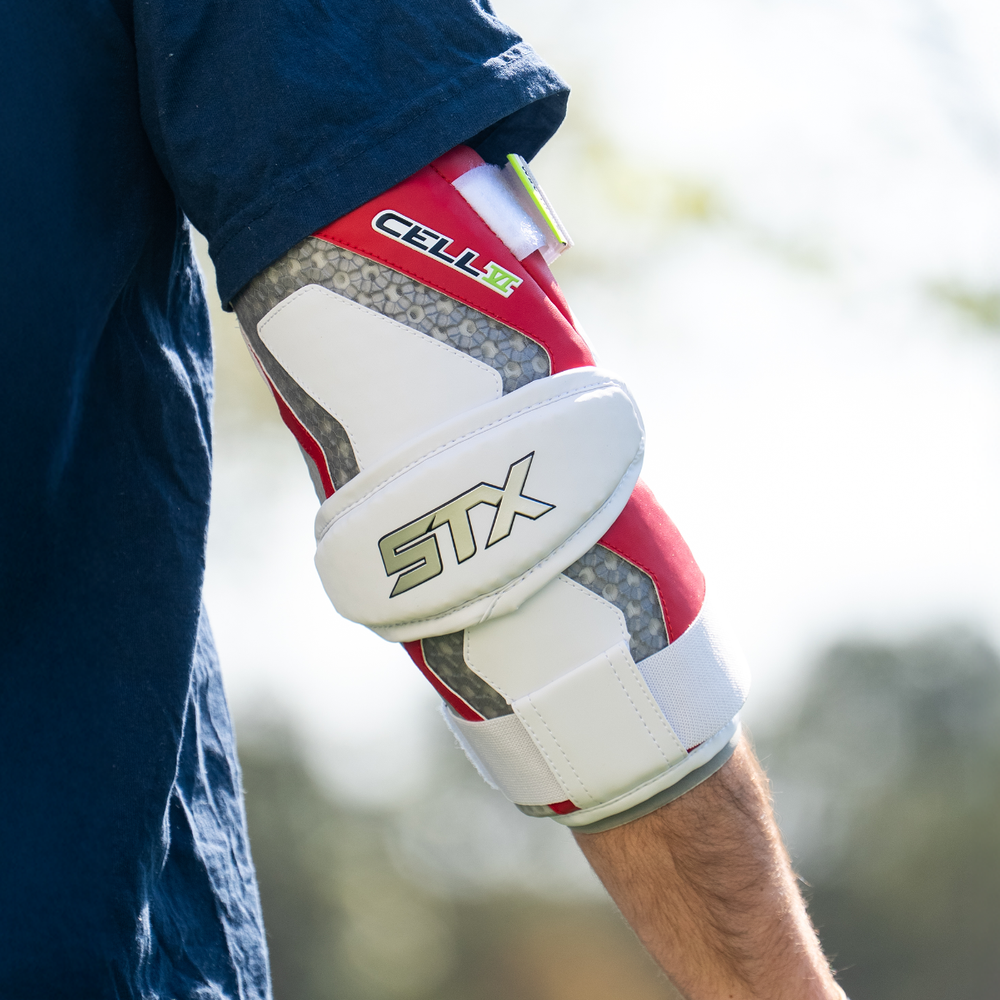 STX Cell VI Limited Edition Lacrosse Arm Pads - Red