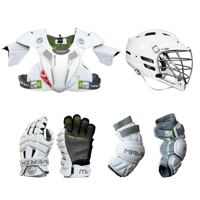 4 piece maverik mx intermediate set with cpvr helmet