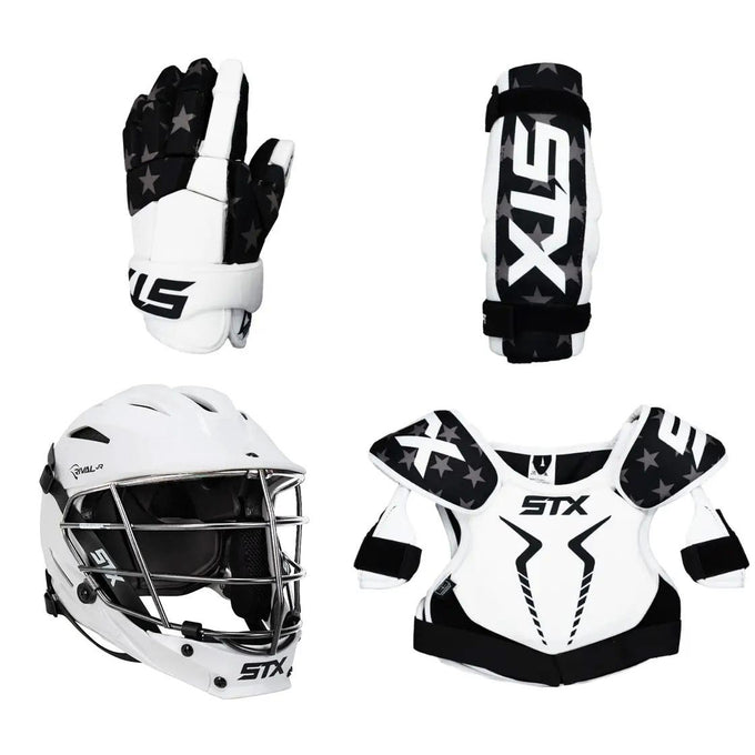4Piece USA Youth Starter Set (STX Rival Jr. Helmet
