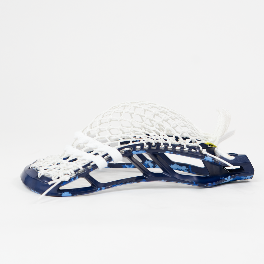 THRONE OMEN Blue Camo Lacrosse Head