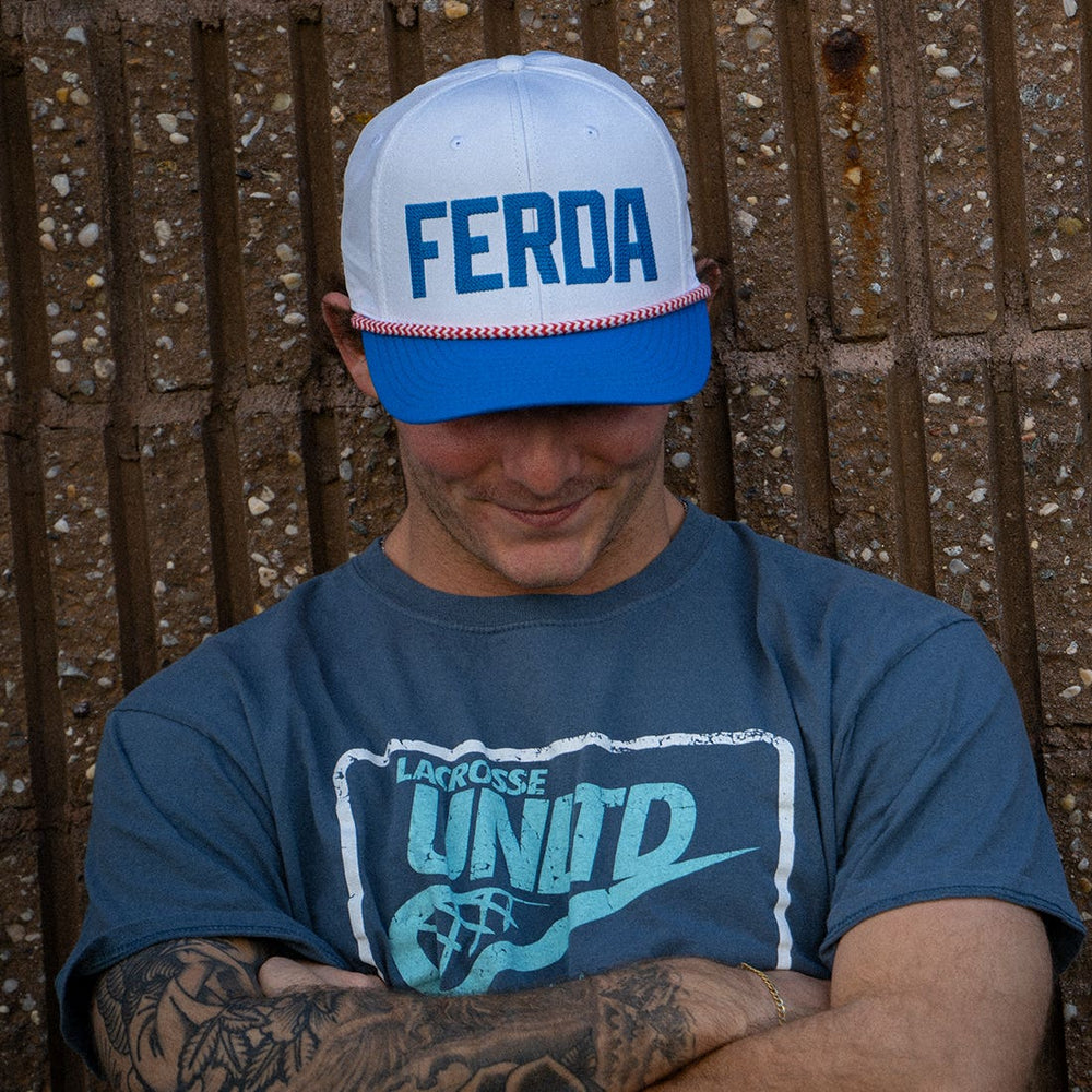 Ferda Lacrosse Hat on model