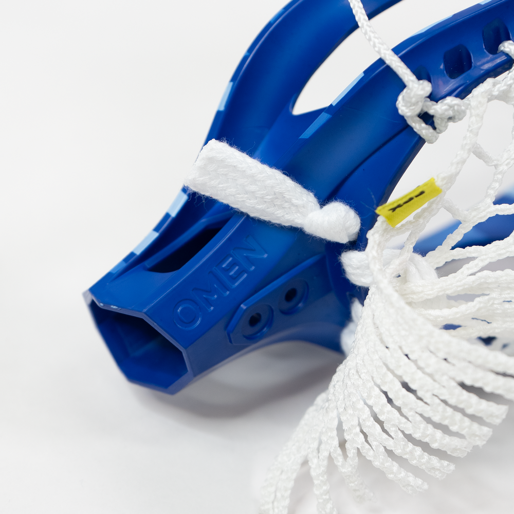 THRONE OMEN Electric Blue Dyed Lacrosse Head 