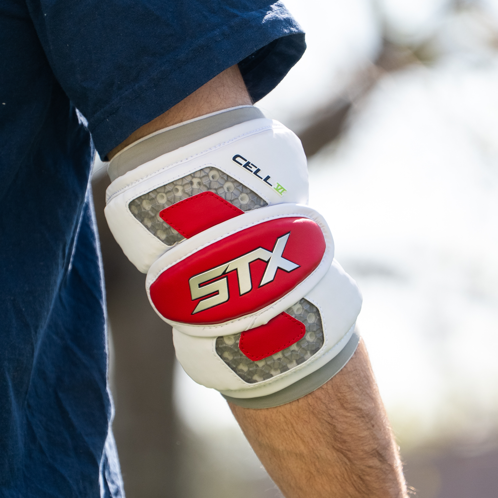 STX Cell VI Limited Edition Lacrosse Elbow Pads - Red