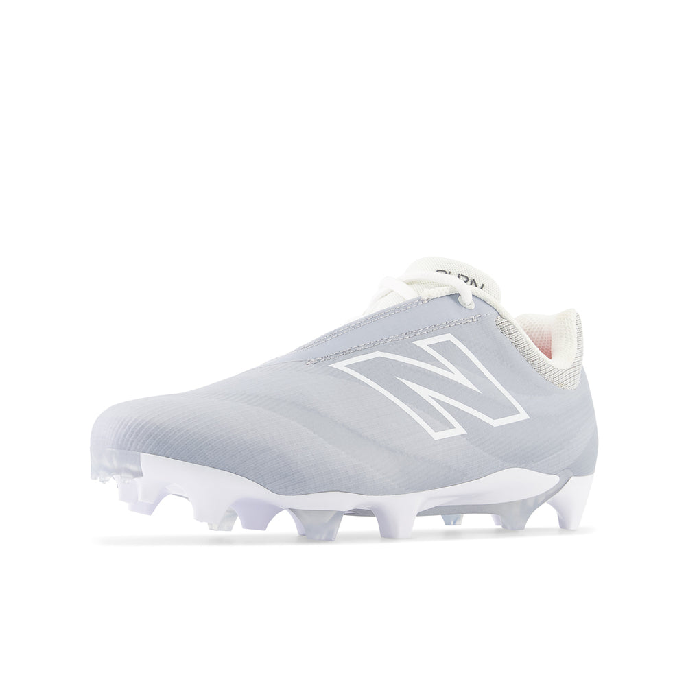 New Balance Burn X4 Lacrosse Cleats - Grey
