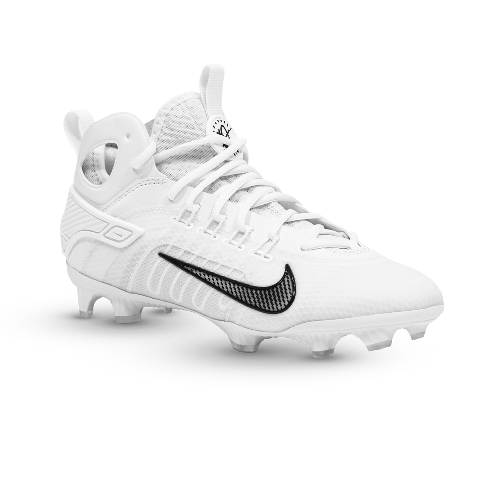 Nike Huarache 9 Elite Lacrosse Cleats - White/Black