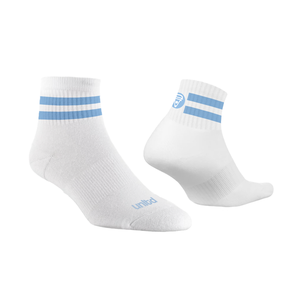 Ankle Breaker Quarter Socks- Carolina