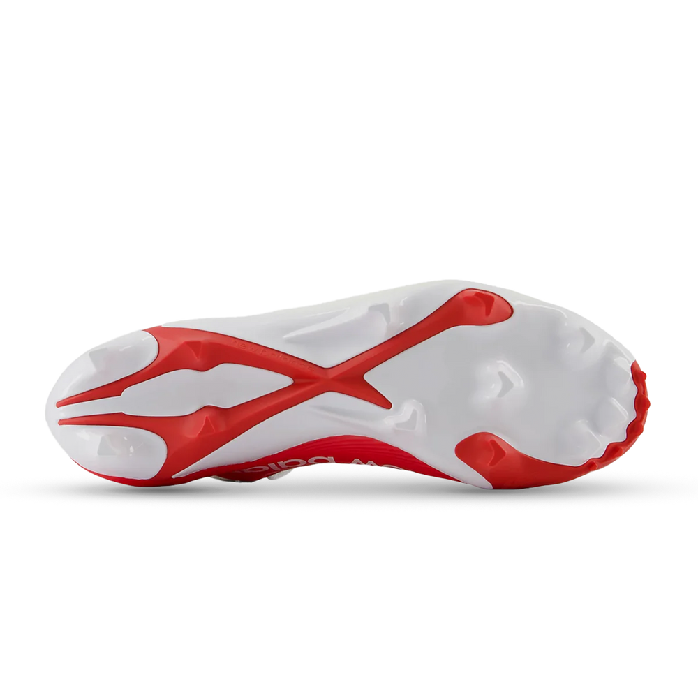 New Balance Burn X4 Lacrosse Cleats - Red