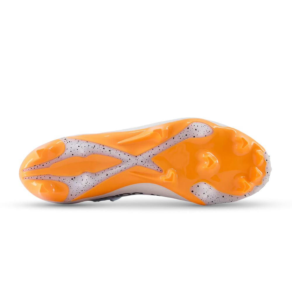 New Balance Burn X4 Lacrosse Cleats - Orange