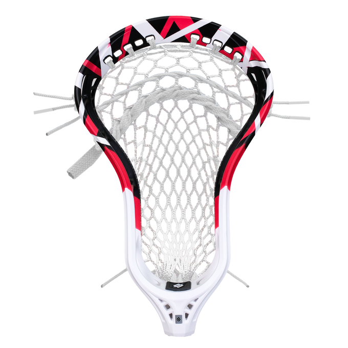 StringKing Mark 3V Red Geometric Dyed Lacrosse Head