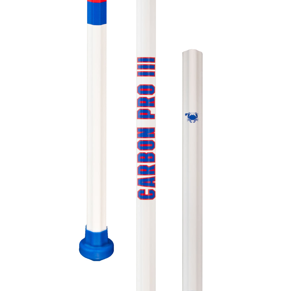 ECD Carbon Pro 3.0 USA White Defense Lacrosse Shaft