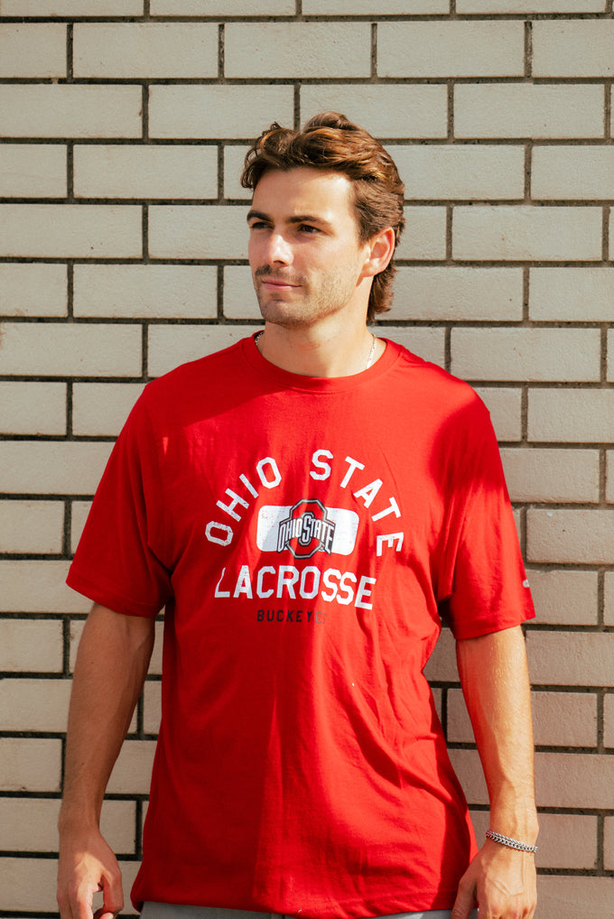 Ohio State Adult Lacrosse Tee