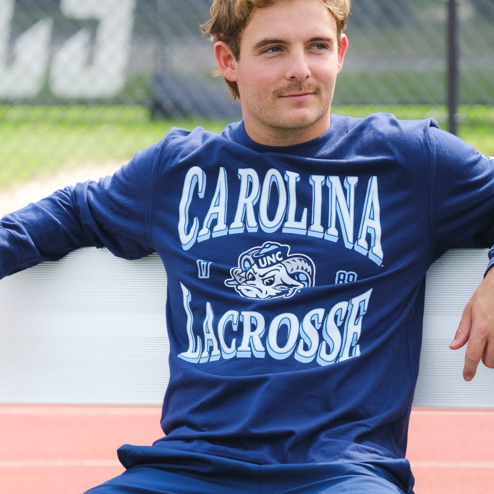 Adult UNC Lacrosse Long Sleeve
