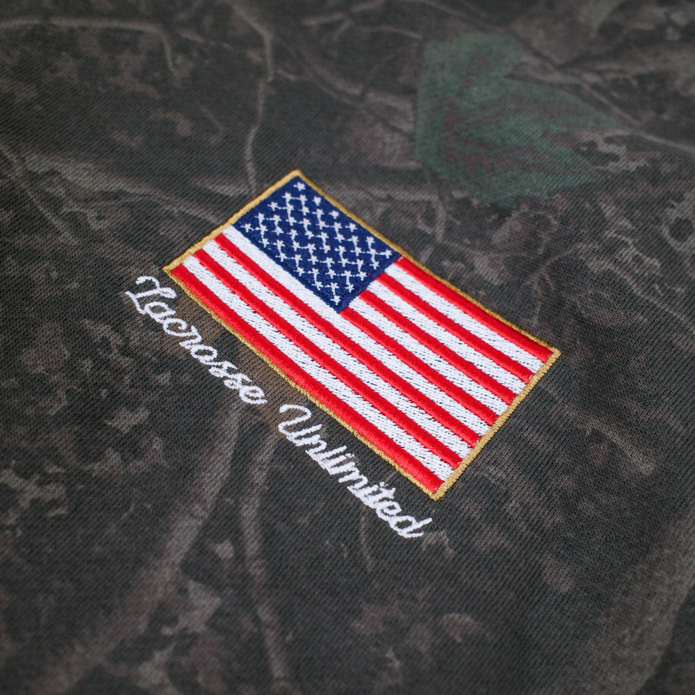Old Glory Tree Camo Lacrosse Hoodie