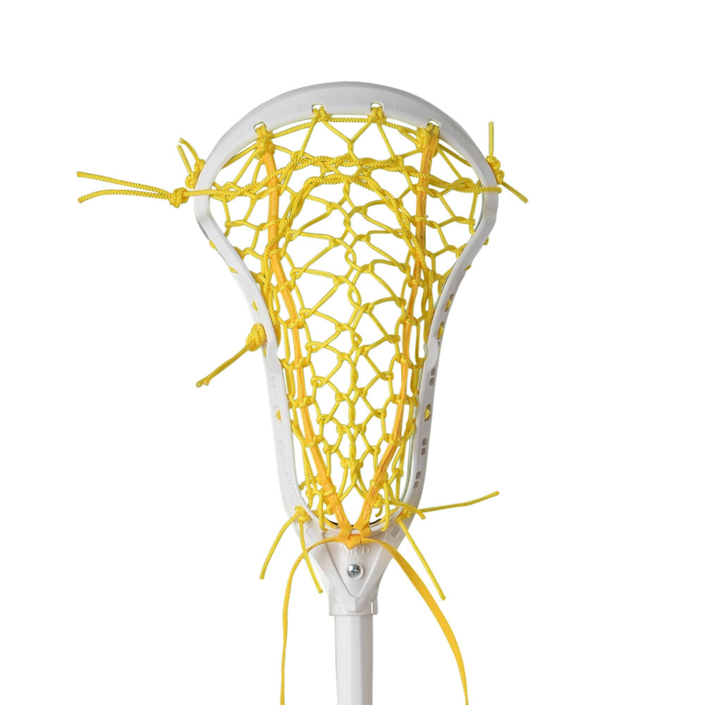 Gait Air 2D Flex Women's Strung Lacrosse Head - White/Yellow
