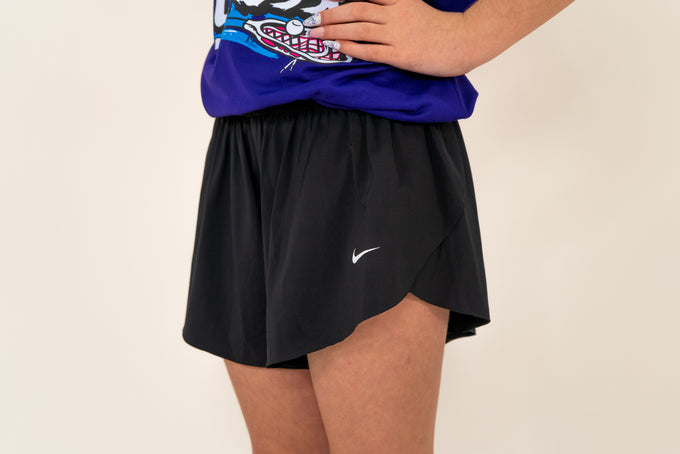 Nike Girls 2 in 1 Shorts- Black