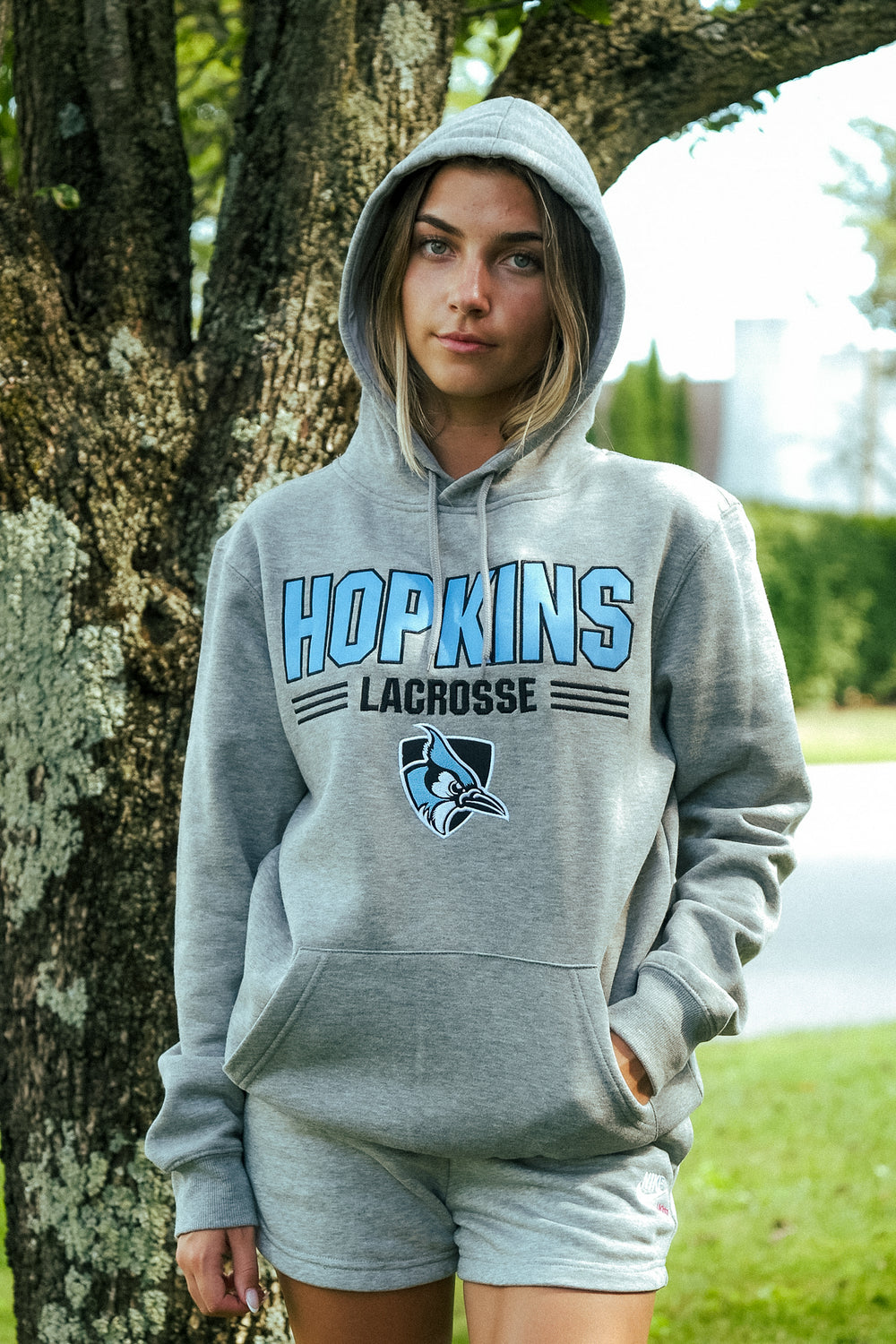 Hopkins Adult Lacrosse Hoodie