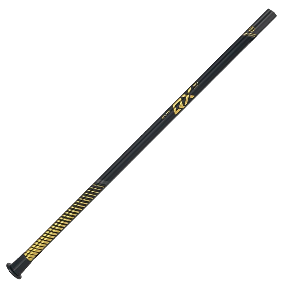 Warrior Evo QX2 Lacrosse Shaft- Black/Gold