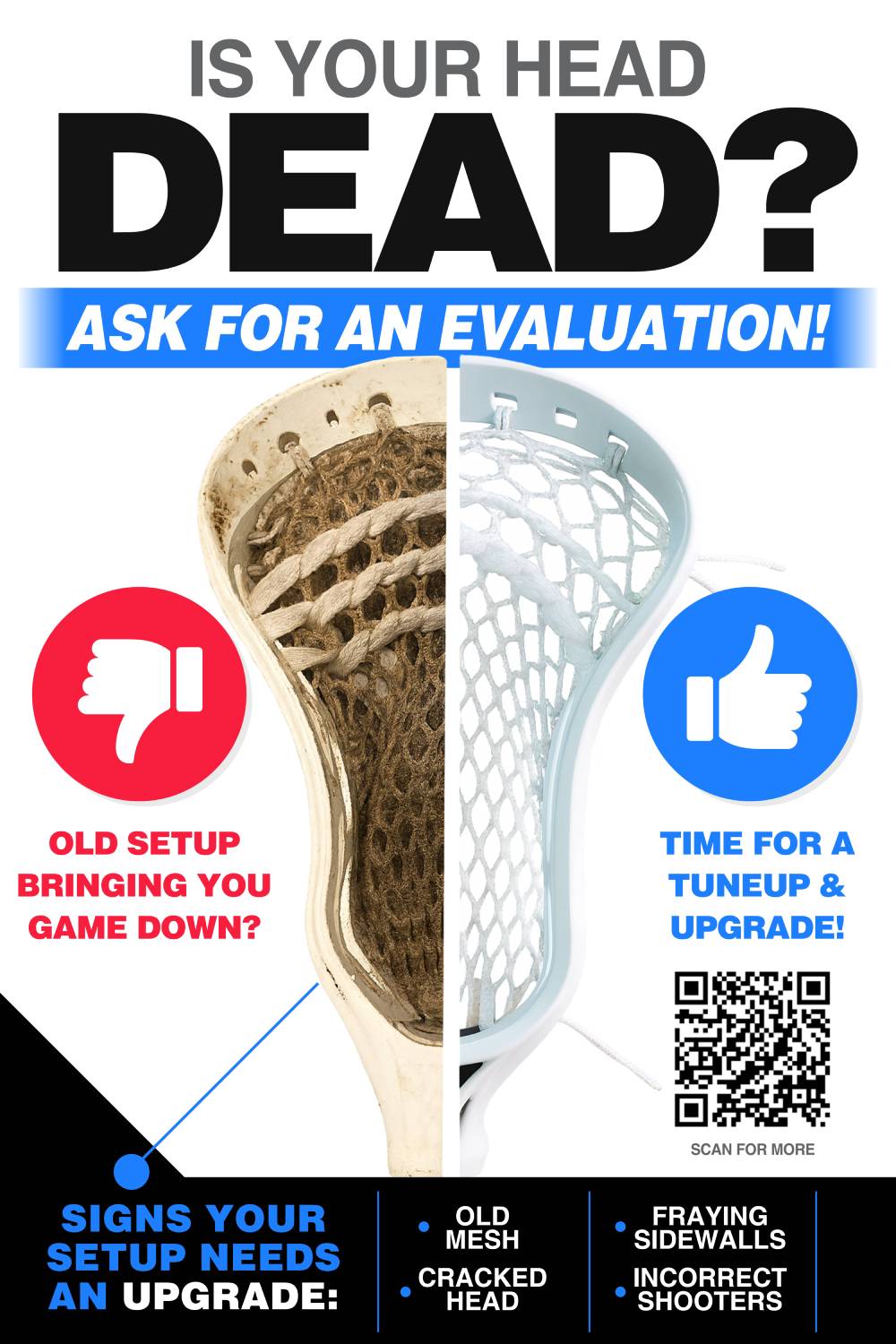 30Minute Lacrosse Stick Evaluation