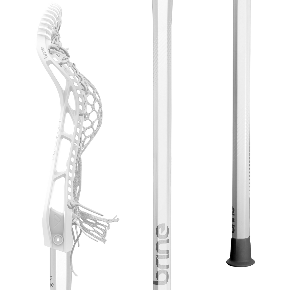Brine Krown Women's Complete Lacrosse Stick- White