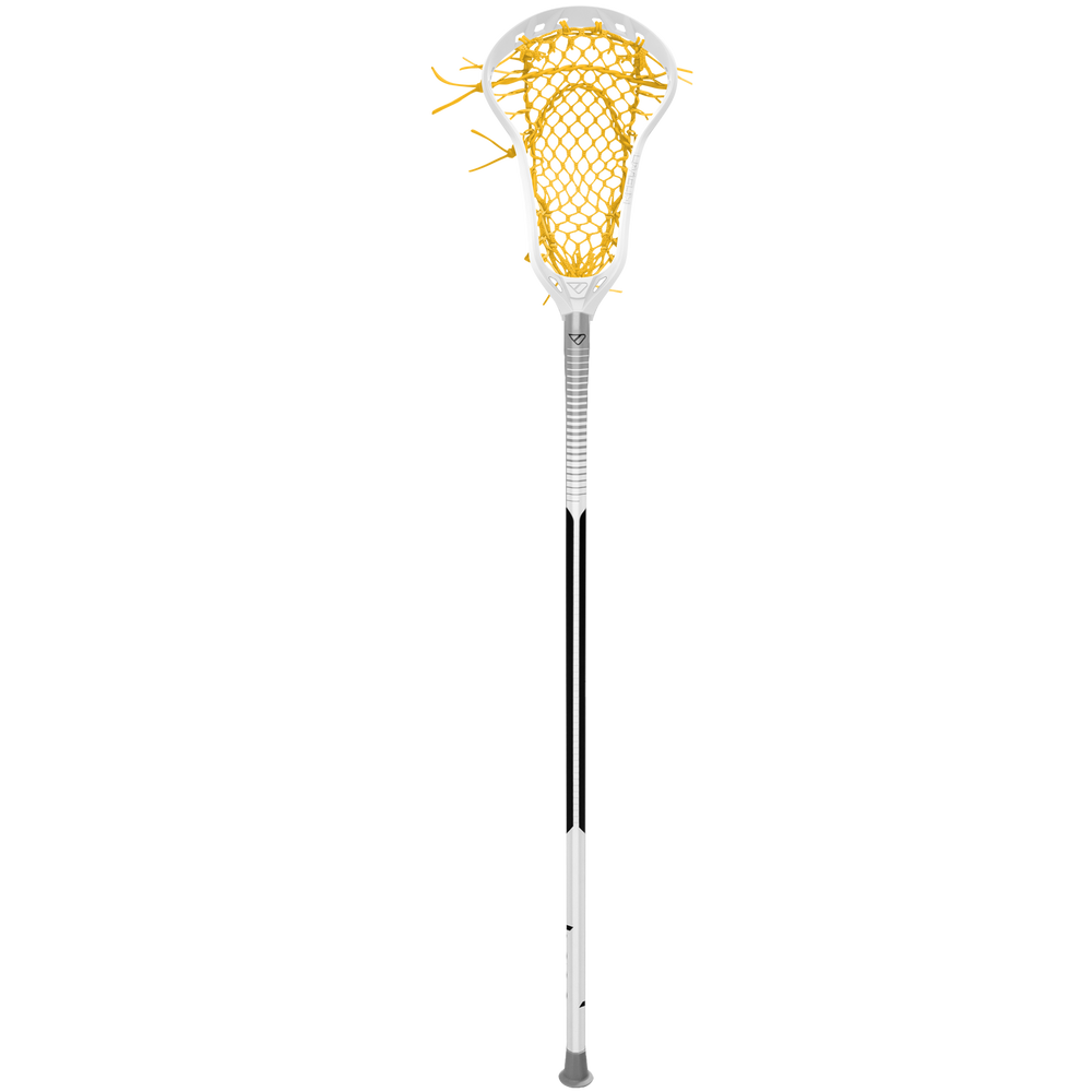 Brine Krown Women's Complete Lacrosse Stick- White/Yellow