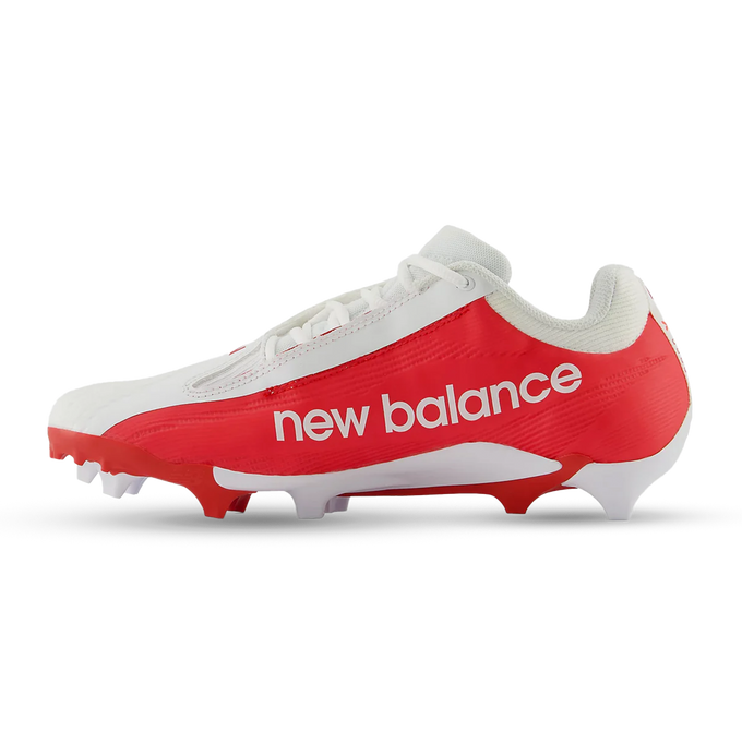 New Balance Burn X4 Lacrosse Cleats - Red