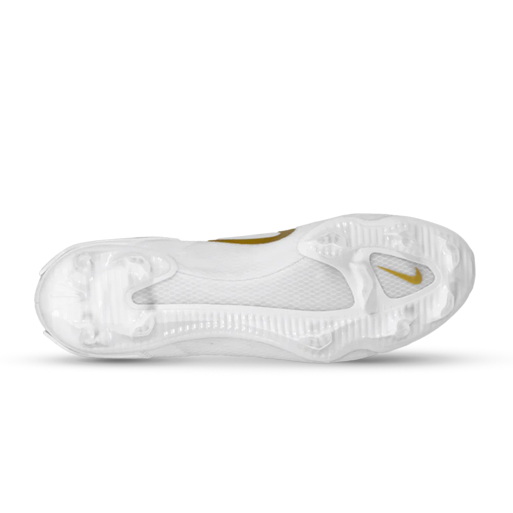 Nike Huarache 9 Elite Lacrosse Cleats - White/Gold