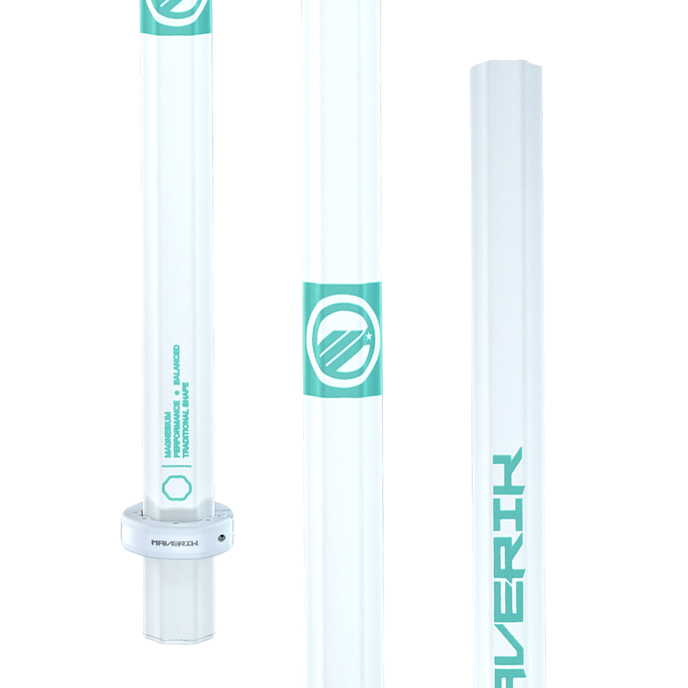 Maverik Mag 165 Lacrosse Shaft- White/Teal