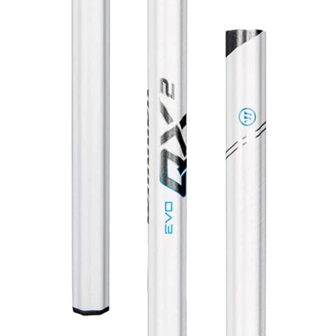 Warrior Evo QX2 Lacrosse Shaft- White