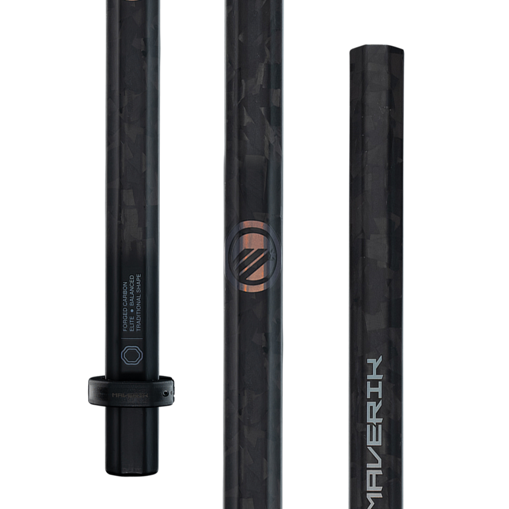 Maverik Flylite 185 Lacrosse Shaft- Black/Gunmetal